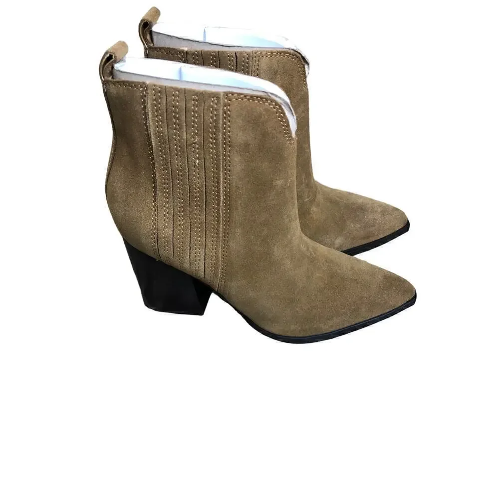 Marc Fisher Maree Bootie Brown NEW 8.5 US